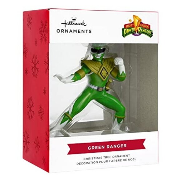 Hallmark Hasbro Power Rangers Green Ranger Ornament - Picture 4 of 11